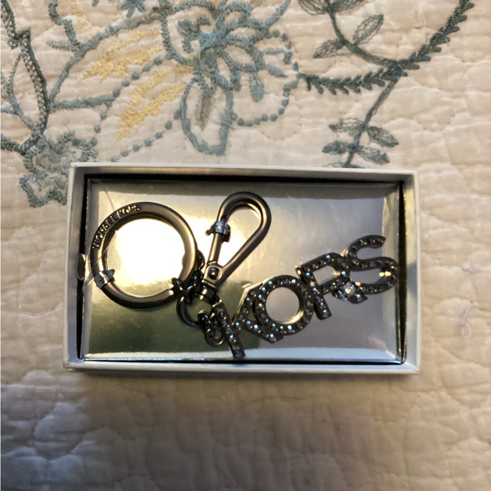 Michael Kors Hematite Keychain